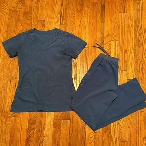 Jockey Brand Blue Scrub Set XS/Petite